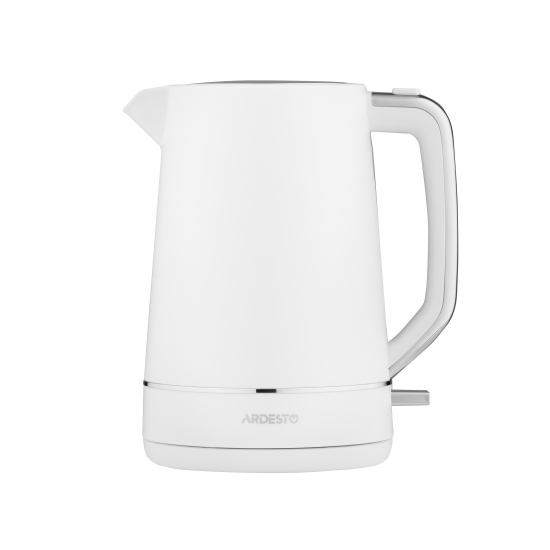 Електрочайник Ardesto EKL-450W 1.7л, Otter, пластик, білий матовий